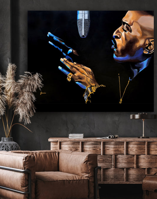 Rakim the God Canvas Prints