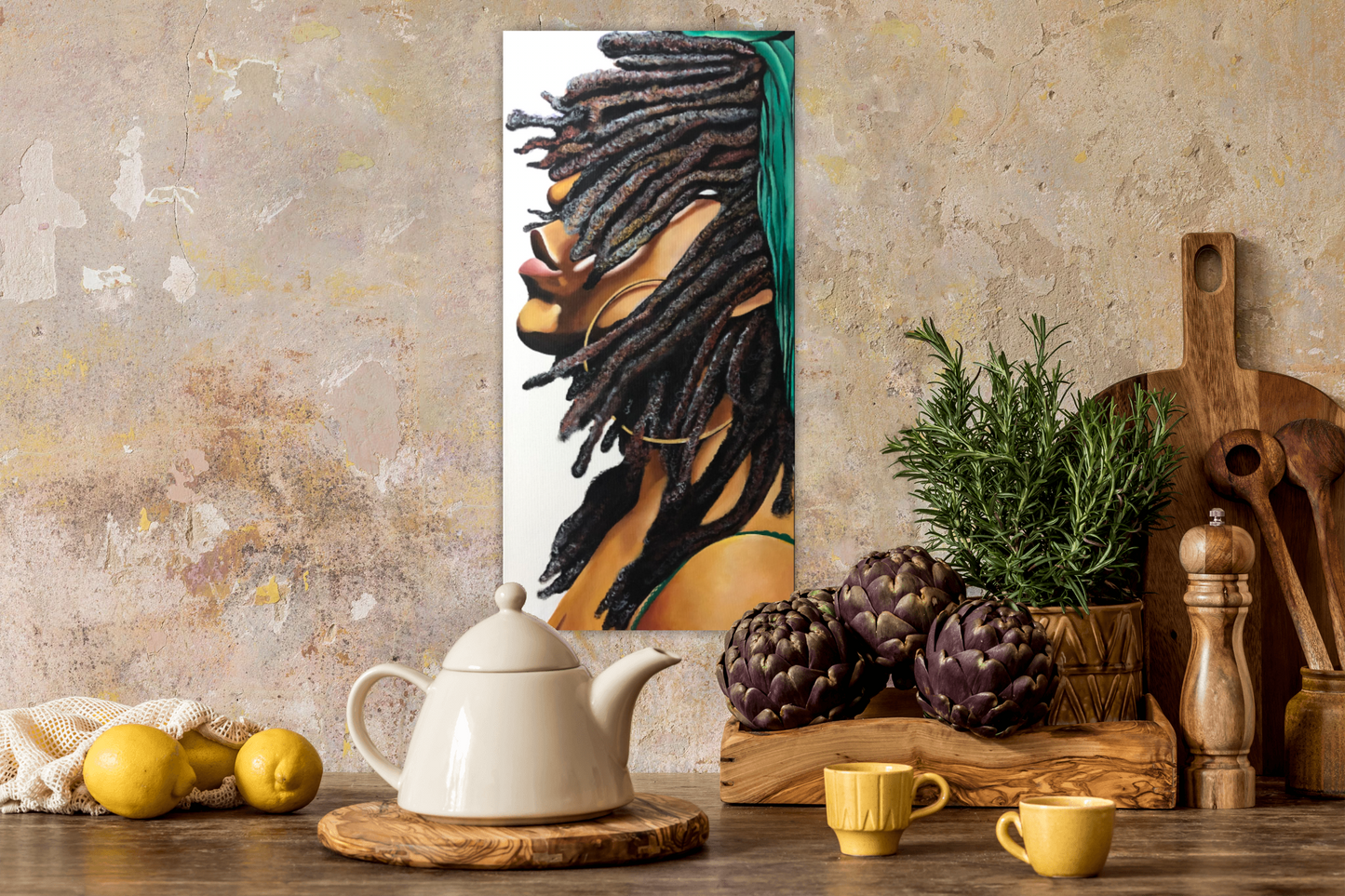 Djembe Rhythms Canvas Print